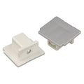 Silver-Grey Track Light End Cap J8931