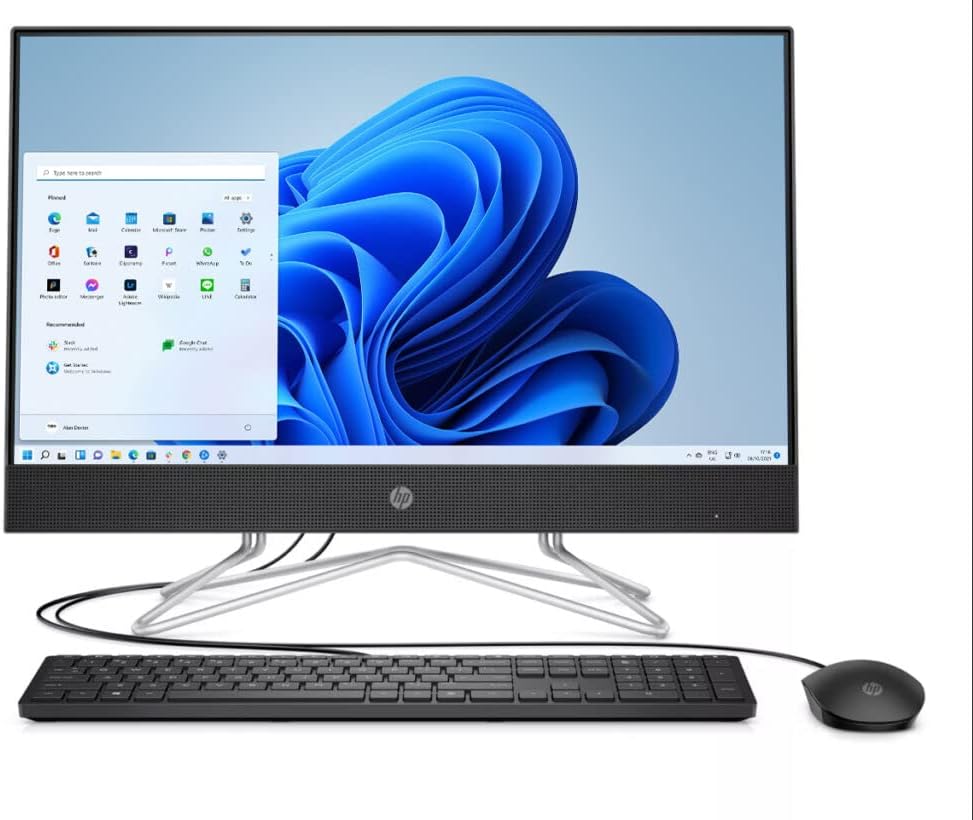 27" Full HD All-in-One Desktop Computer, AMD Ryzen 5 5500U, 16GB RAM, 512GB SSD + 1TB HDD, Windows 11 Home, Black V4689