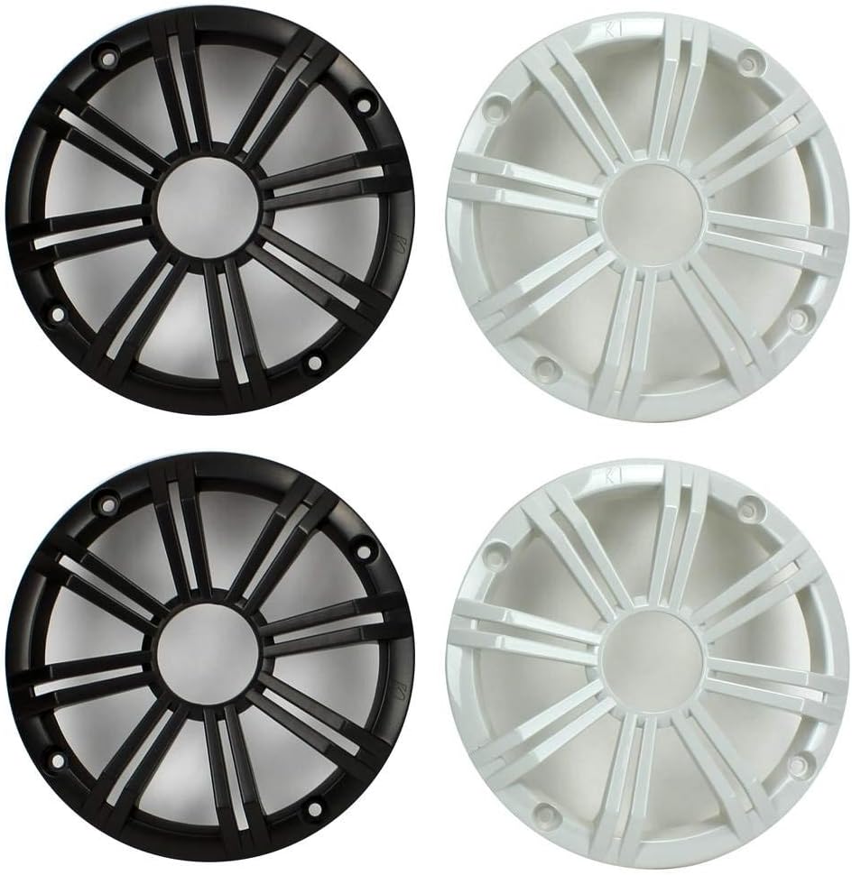 6.5 Inch 2-way Marine Speaker Pair with Built-In LED Lighting J3715
