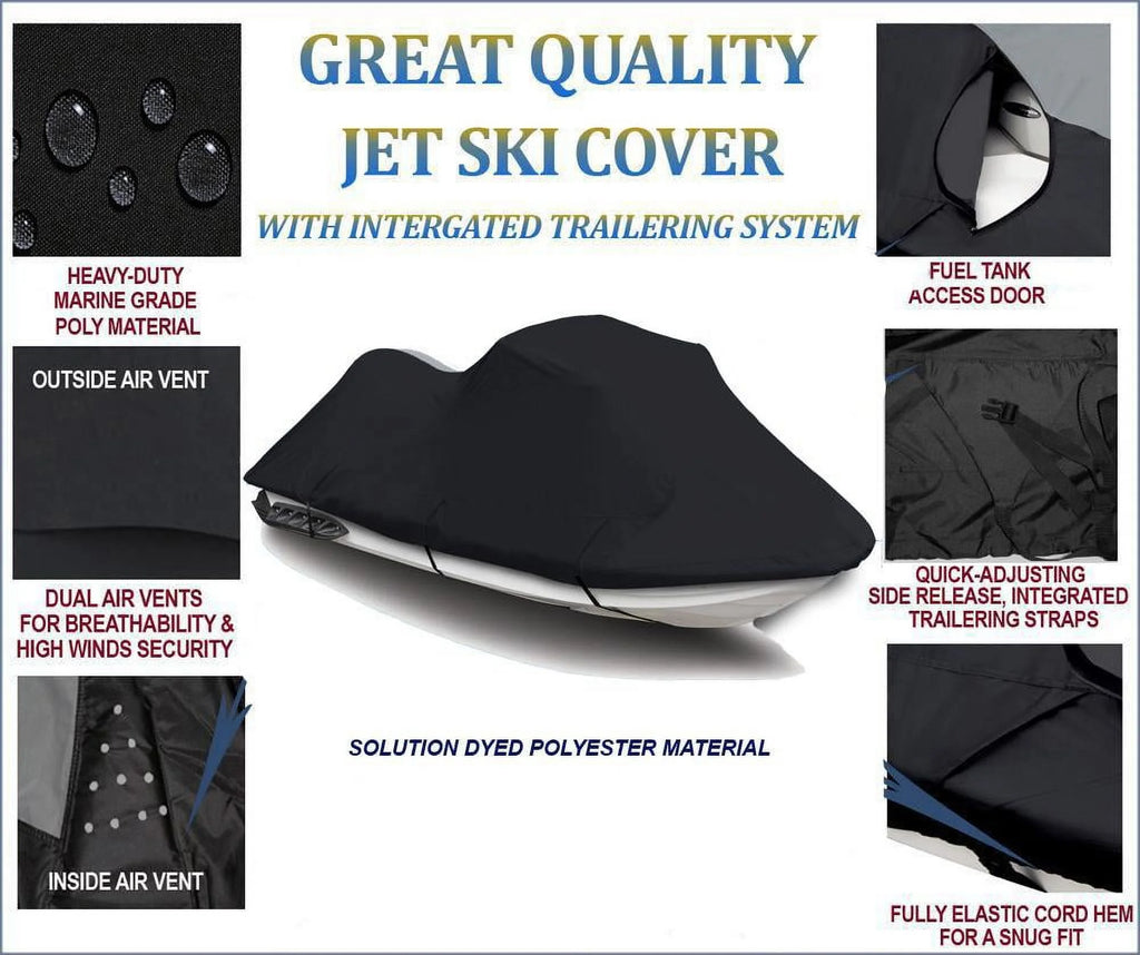 Black 600D Jet Ski Cover Y8711