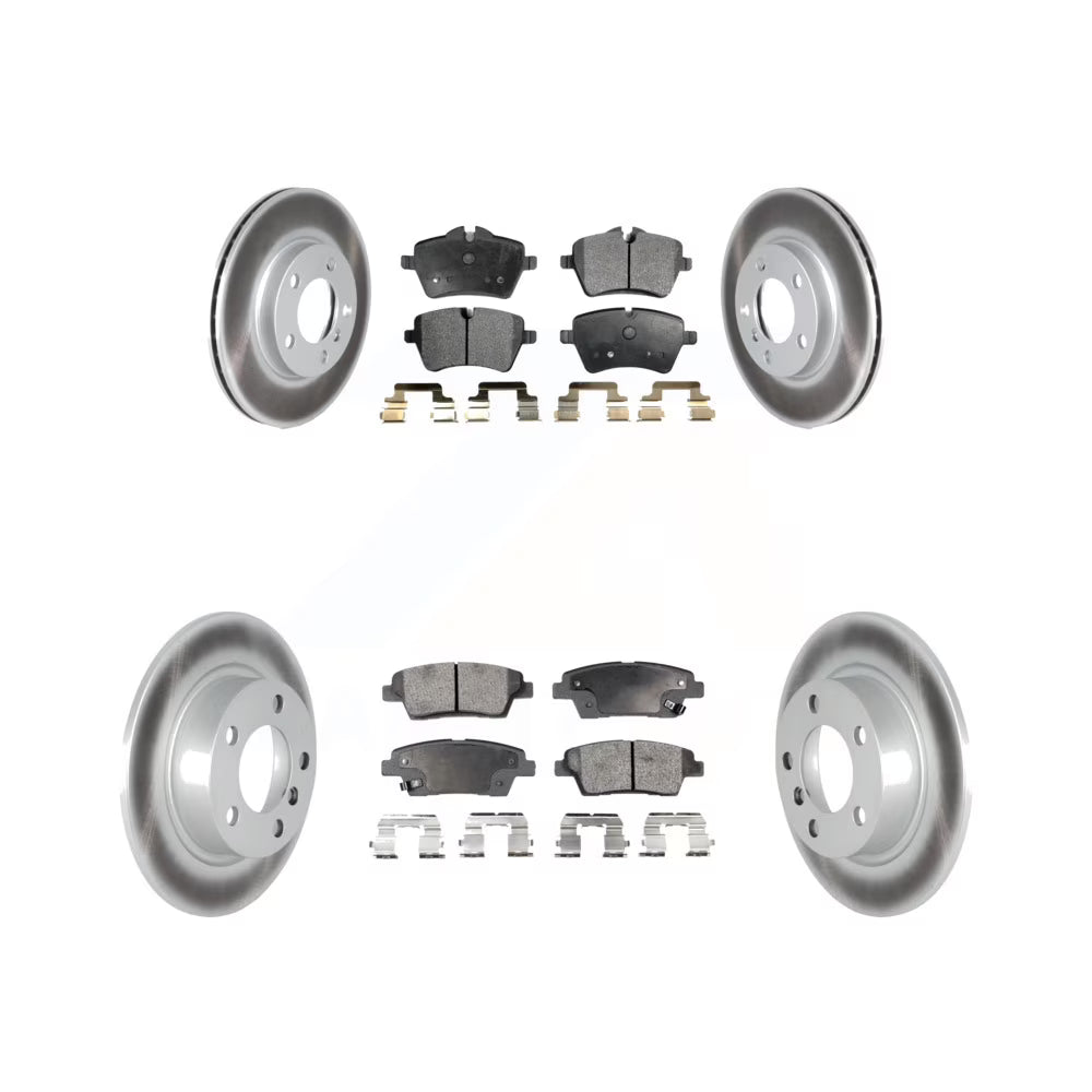 Coated Disc Brake Rotors And Ceramic Pads Kit For Mini Cooper Countryman Paceman P56688