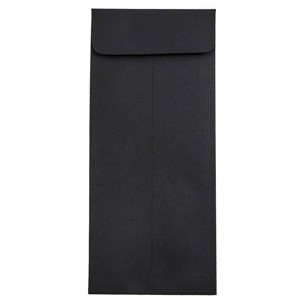 Black Linen Recycled Policy Envelopes, 1000/Carton O410