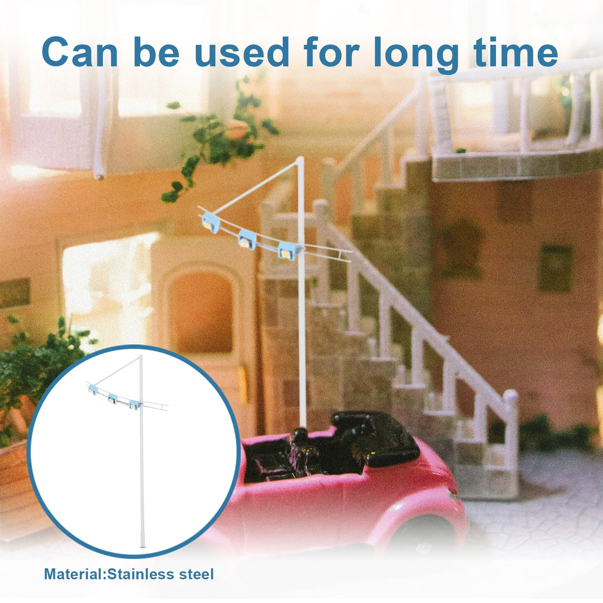 Miniature Street Light Decor for Dollhouse V570988