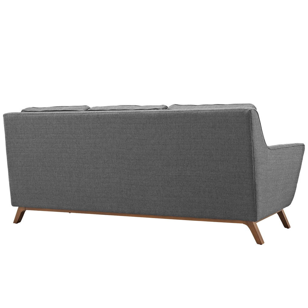 Grey Fabric Sofa and Armchairs Set K651591