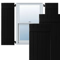 Black Composite Board-n-Batten Shutters (Per Pair) K2231