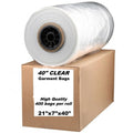 Poly Garment Clear Bags 40"x21"x7" B932861