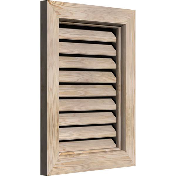 Unfinished Pine Gable Vent S698