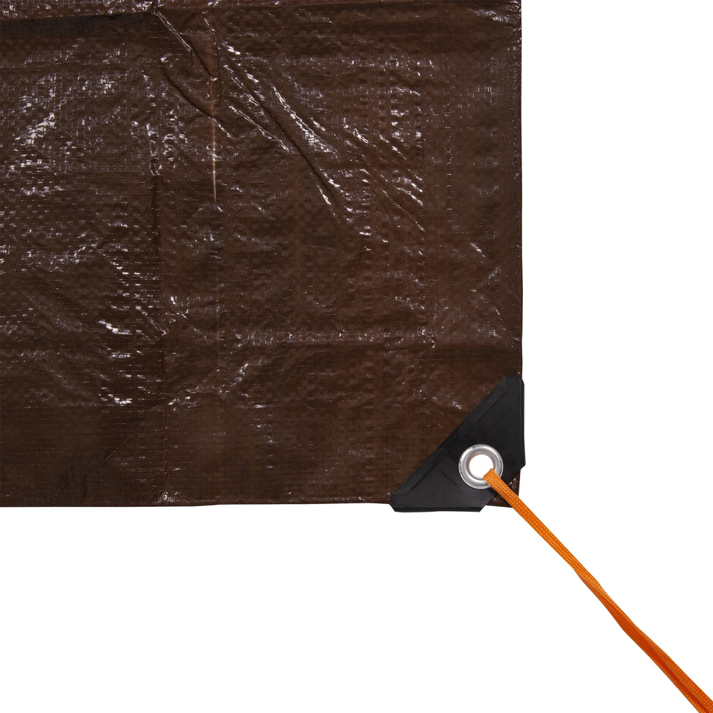 Brown Rip-Stop Tarp 12' x 16' 2 Pack D29055