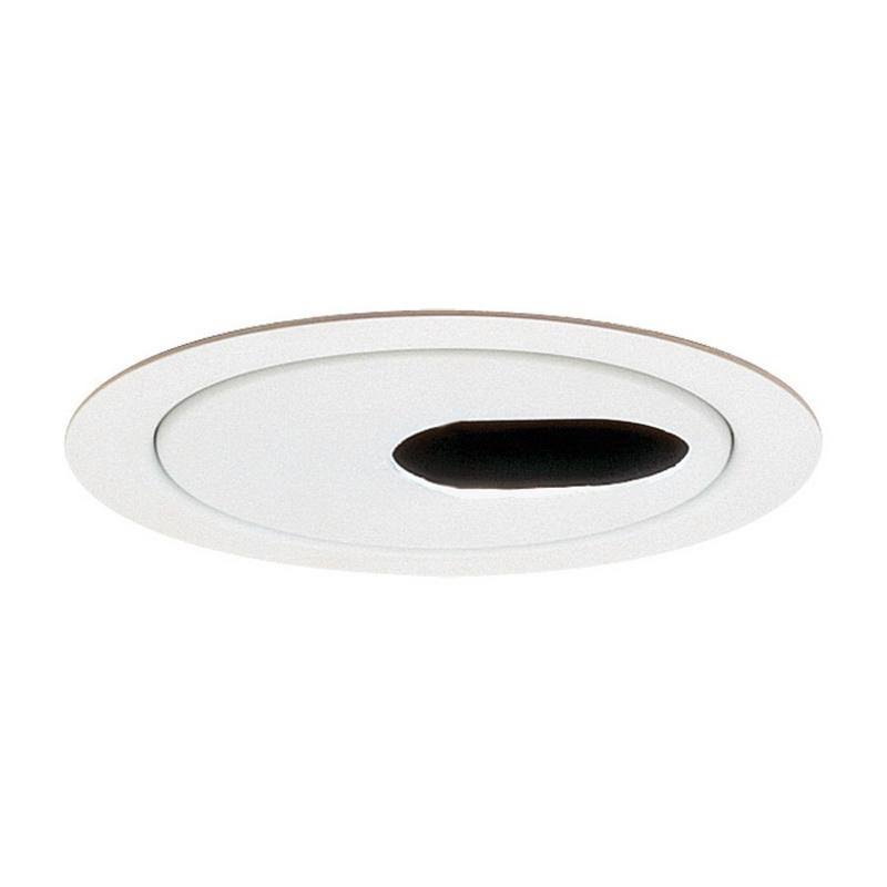 3-3/4 inch Adjustable Accent Slot Reflector Trim Round Matte White O23291