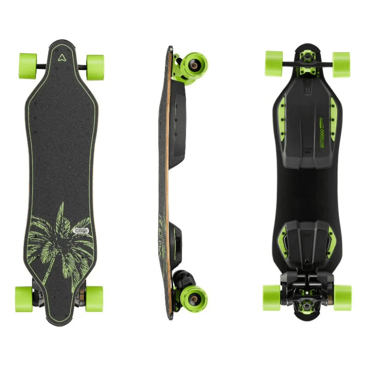 Electric Skateboard 32Mph Top Speed 24 Miles Range Belt Motors B475828