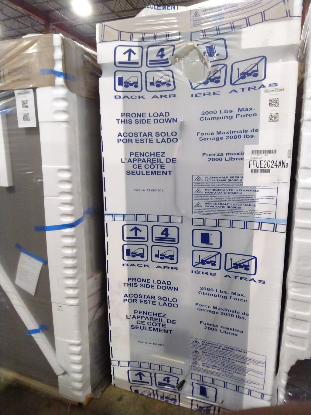 20 CU FT. Upright Freezer with Auto-Close Doors E359