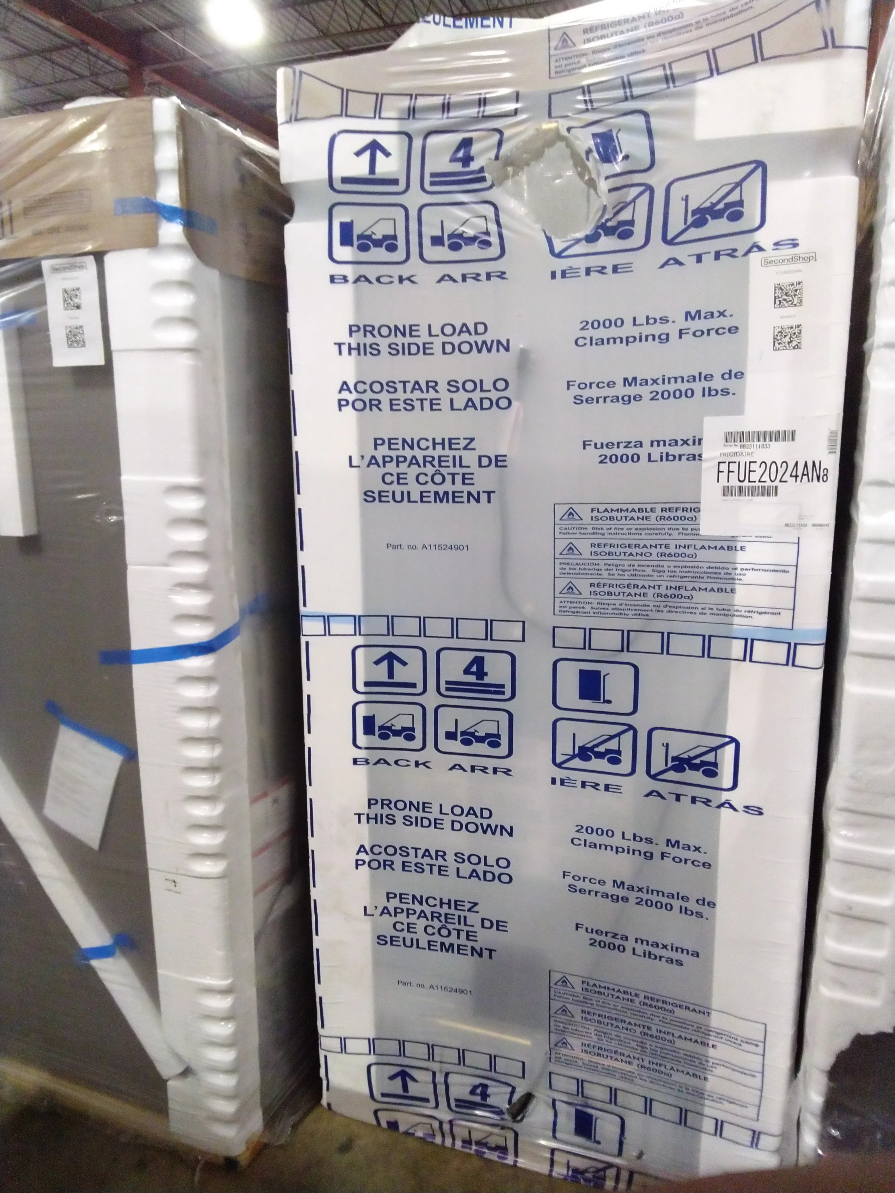 20 CU FT. Upright Freezer with Auto-Close Doors E359