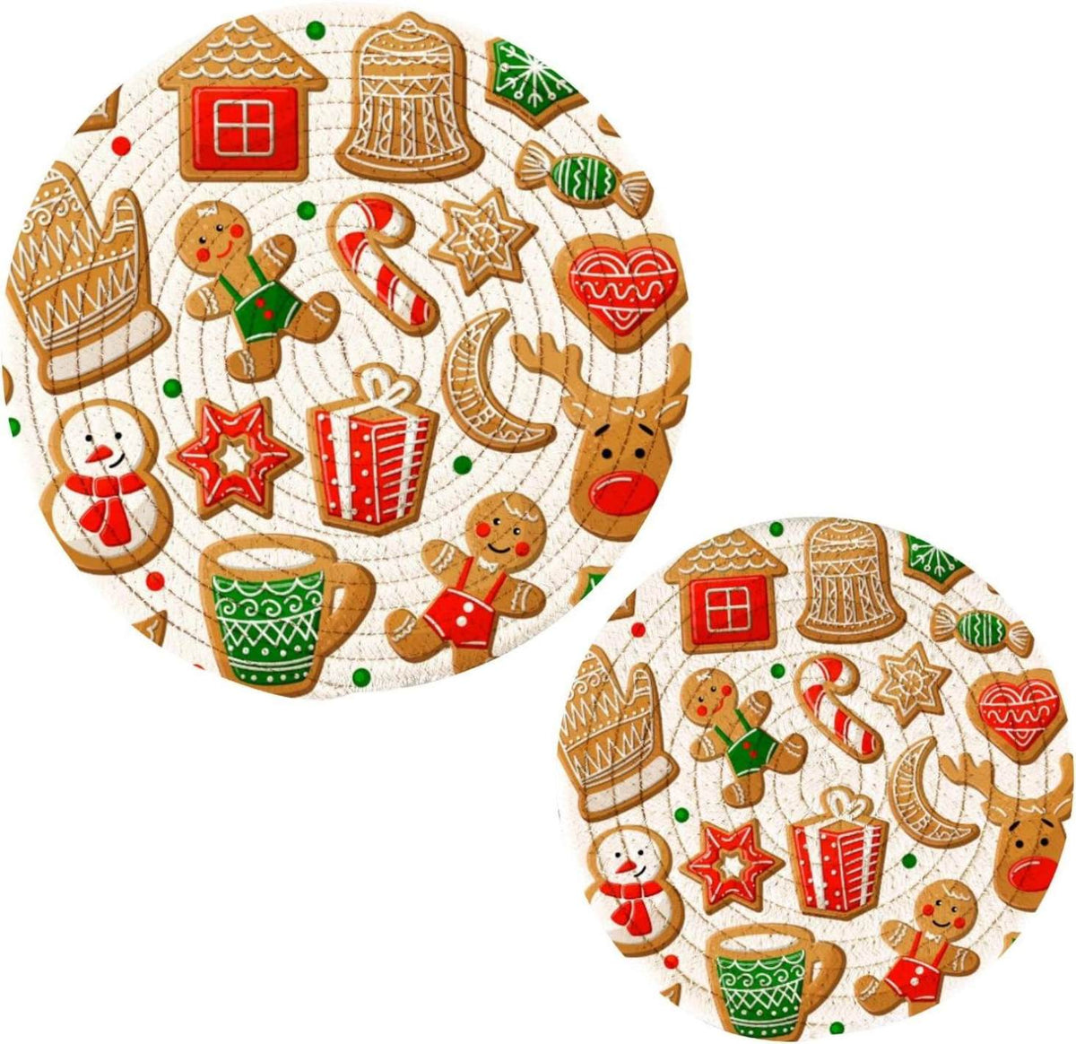 Cotton Woven Potholders Set 2 PCS O680