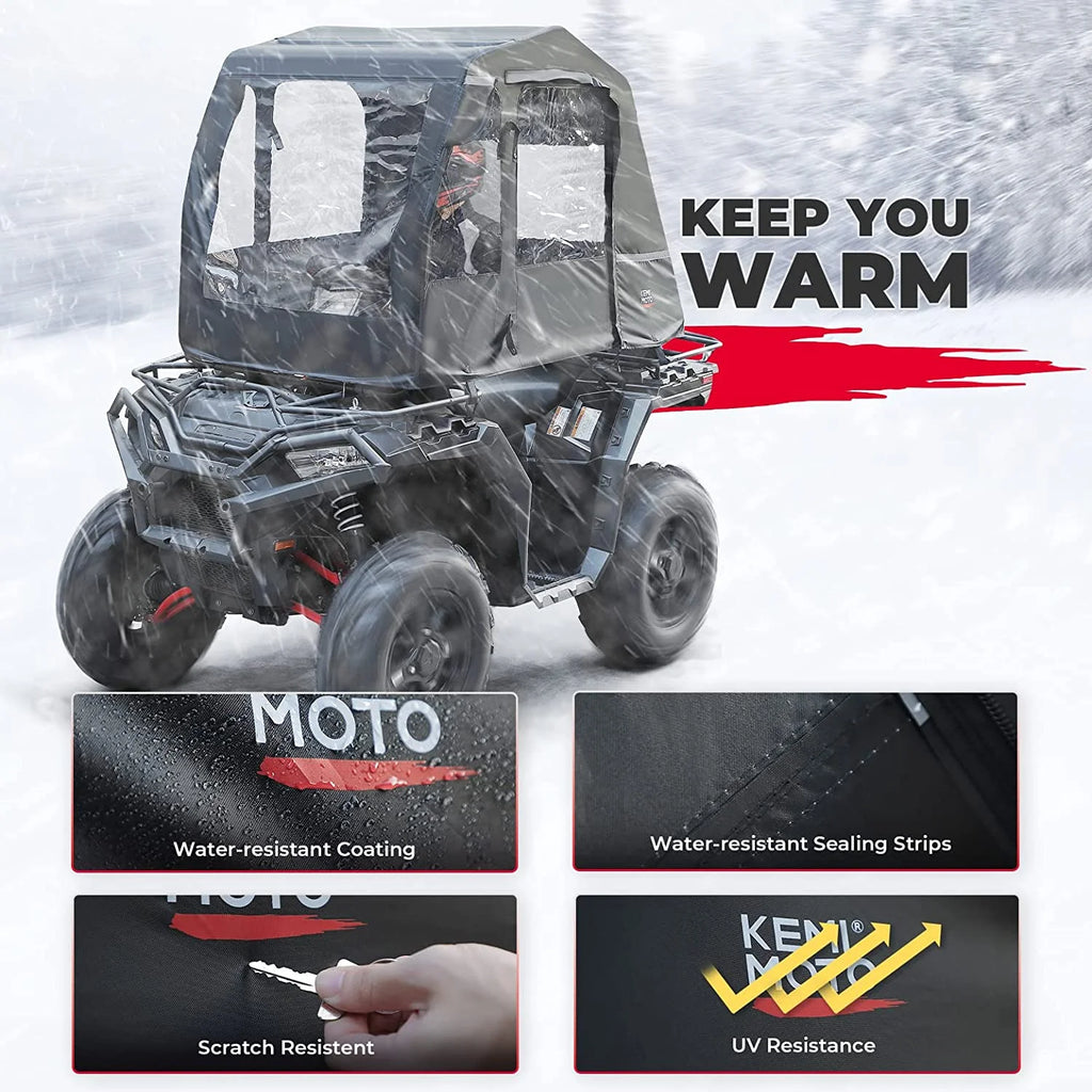Black ATV Cab Enclosure Cover Z106308