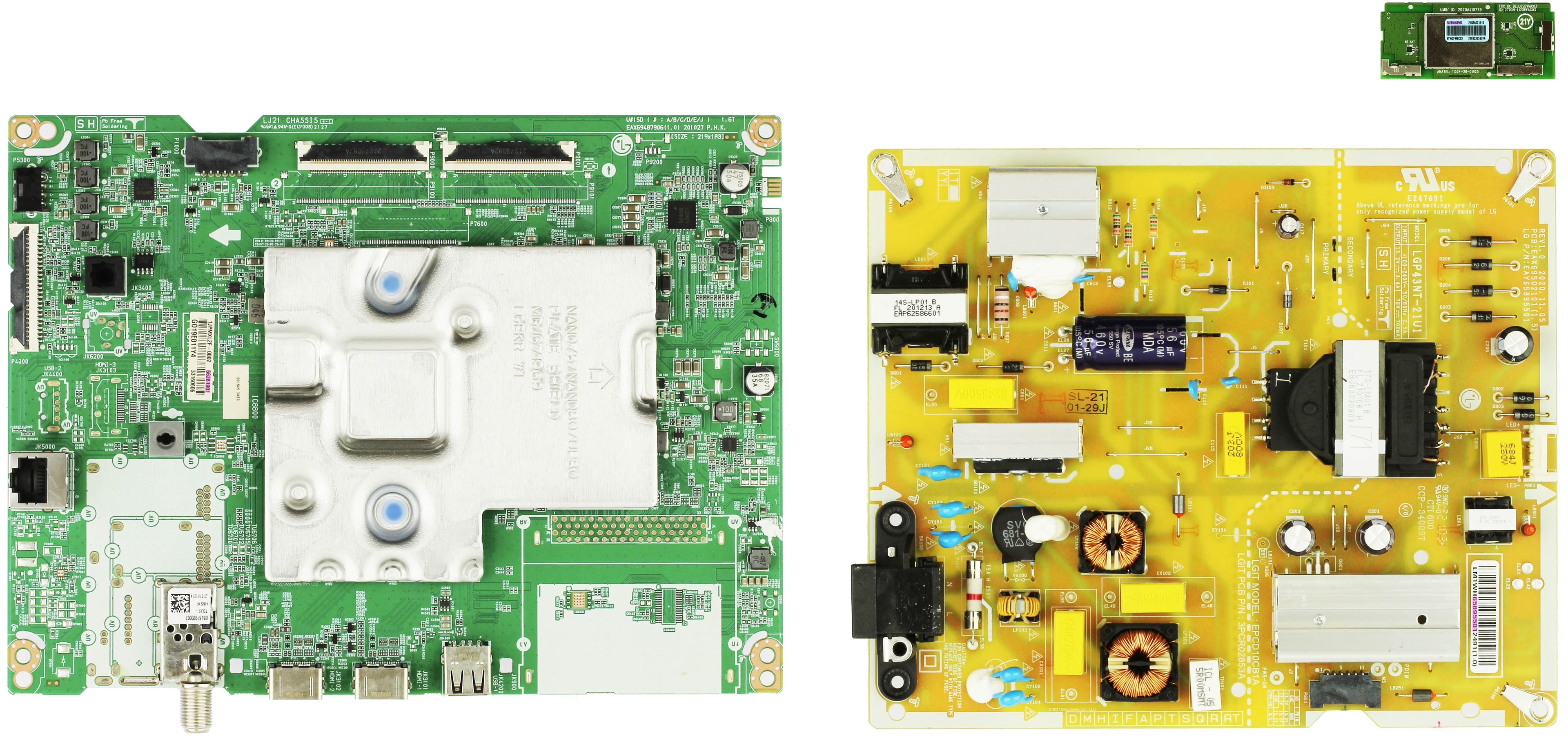 43 Inch LED TV Repair Parts Kit D81360