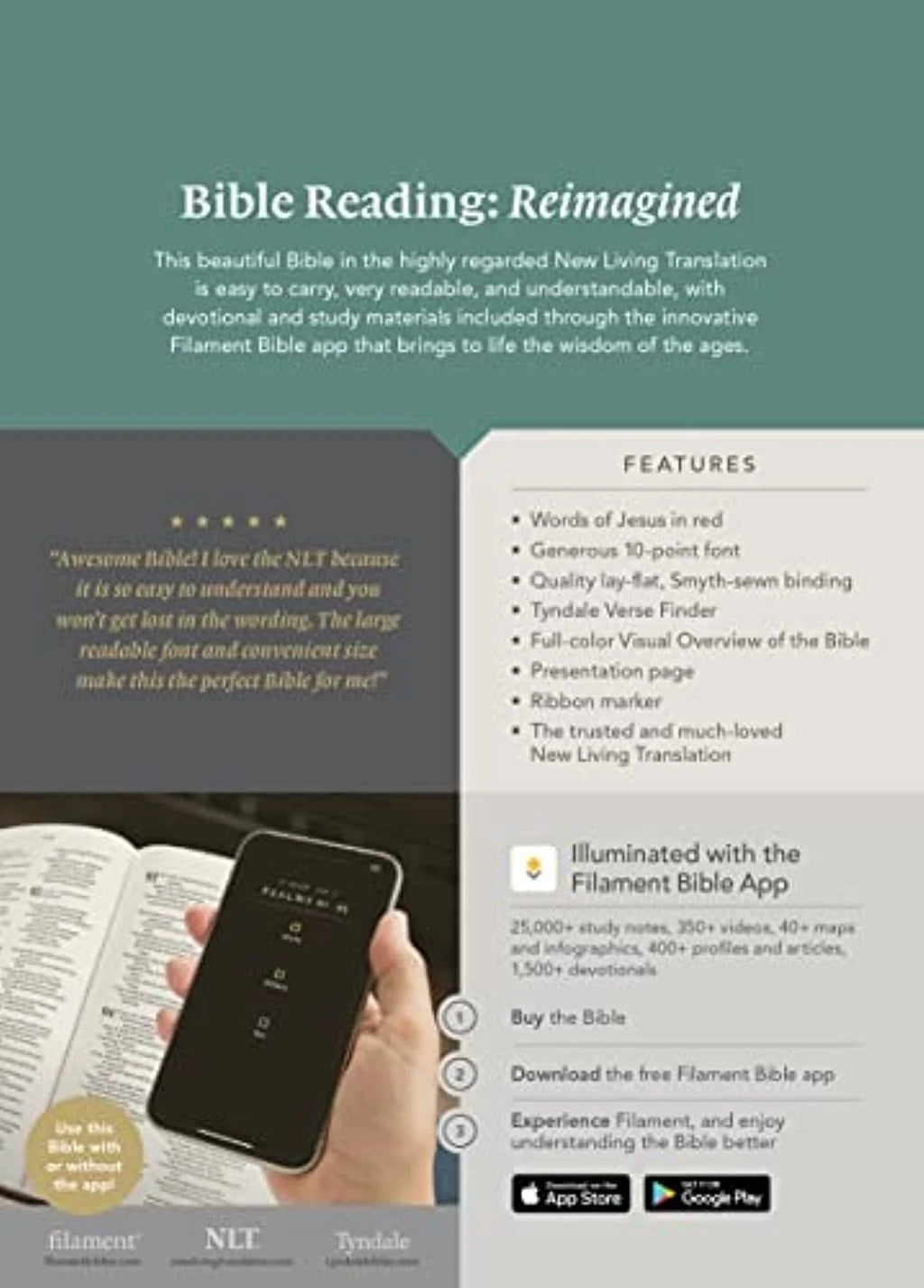 Compact Giant Print Bible, Leatherlike, Indexed, Red Letter I916