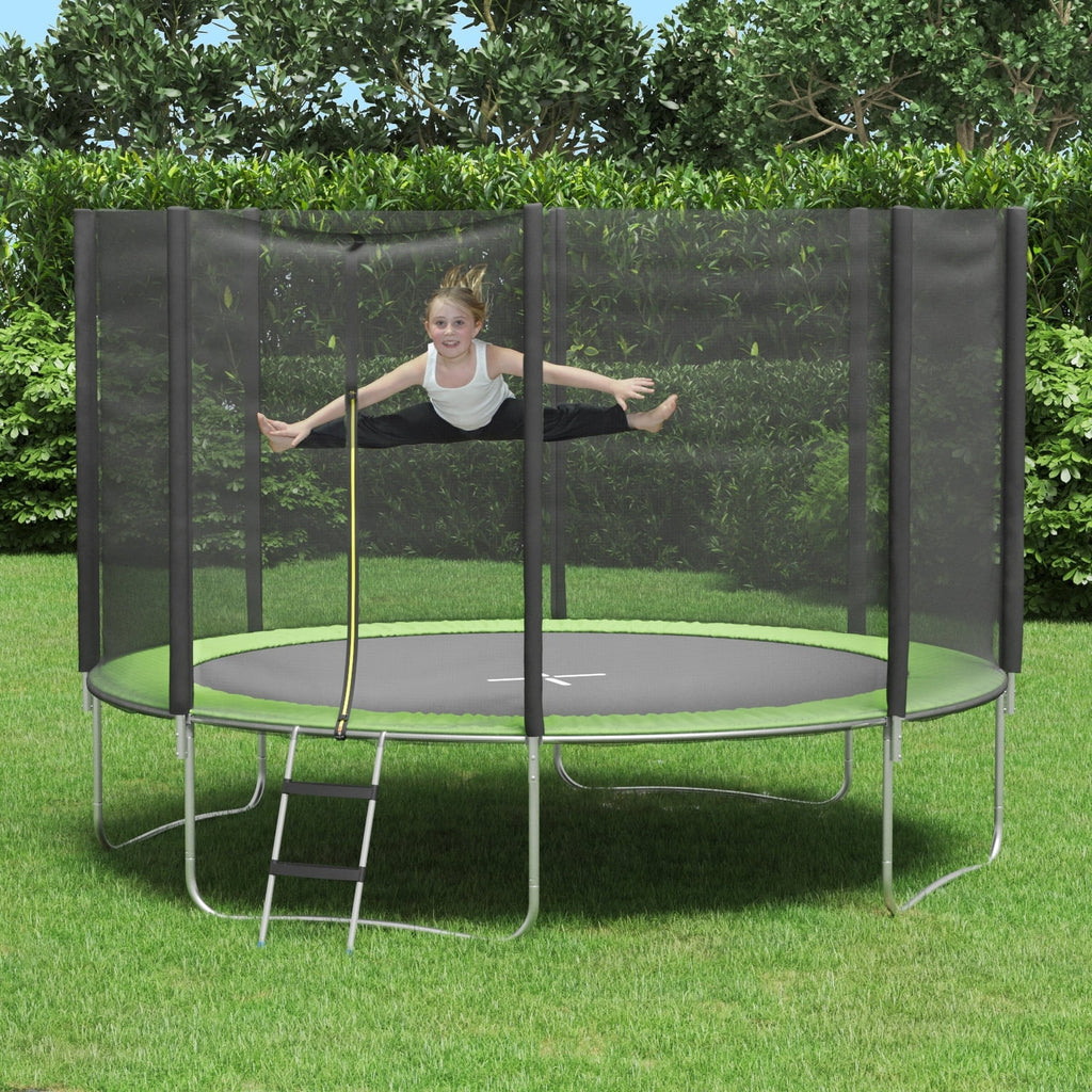 12FT Trampoline with Enclosure Net Q59150