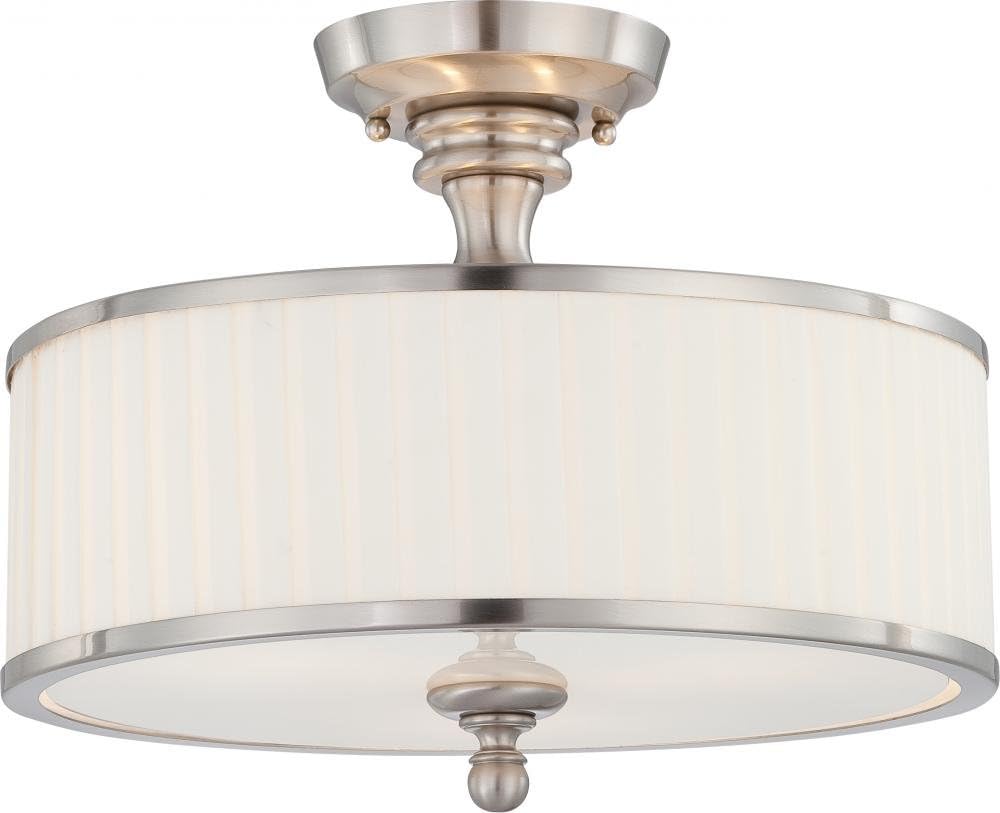 Brushed Nickel Two Light Vanity J8310