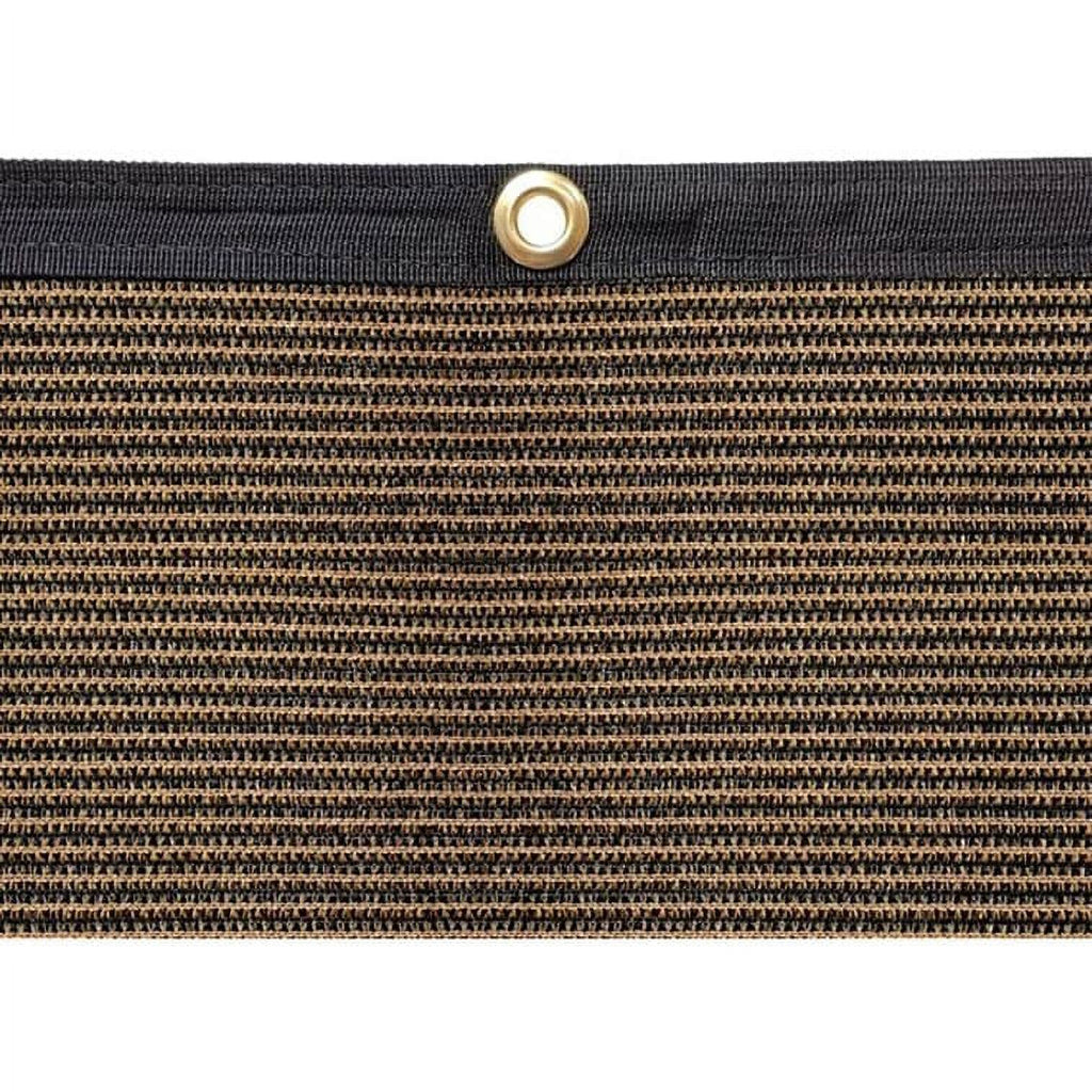 Coffee Awning Privacy Screen Shade Panel Kit 10ftx20ft X128