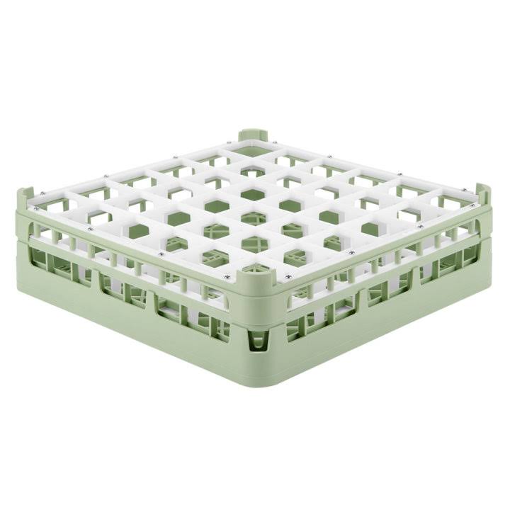 Light Green 36-Compartment Glass Rack H867