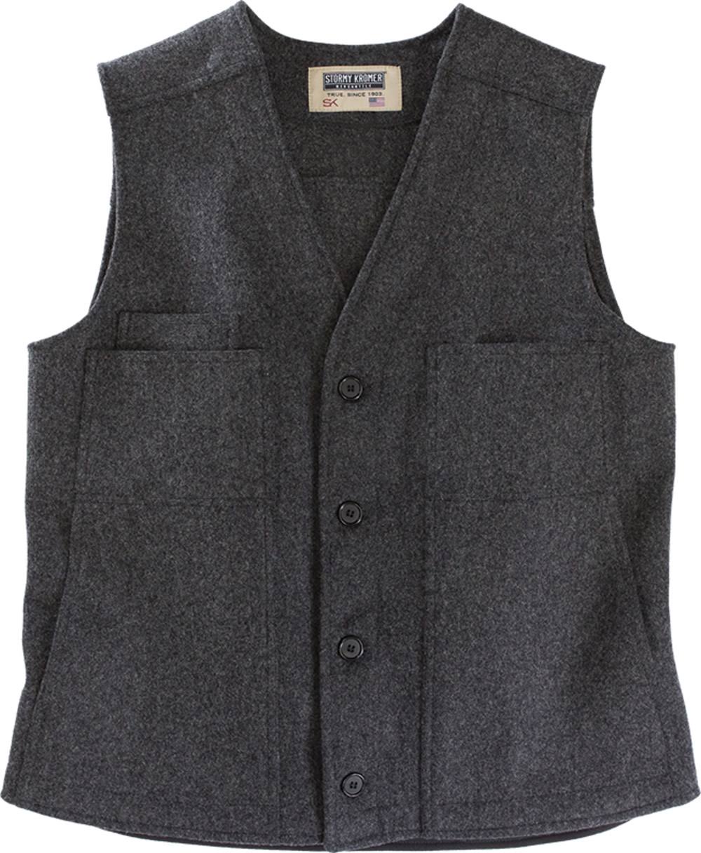 Charcoal Button Vest L287770