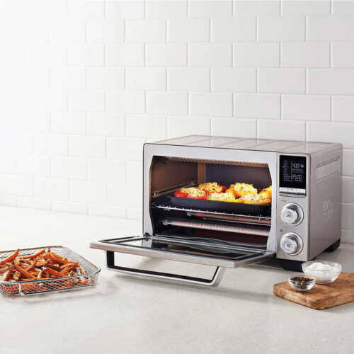 Quartz Heat Countertop Toaster Oven with Air Fry, 0.88 Cu. ft L453