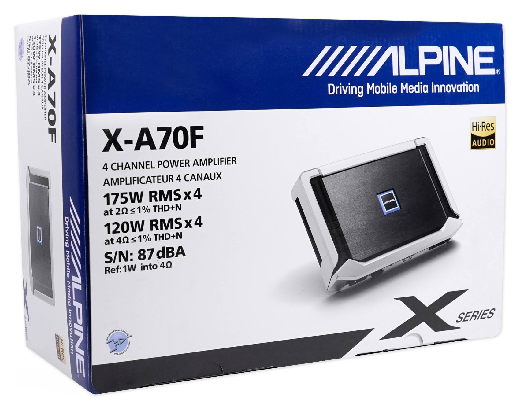 4-Channel Car Amplifier 1400W D5446