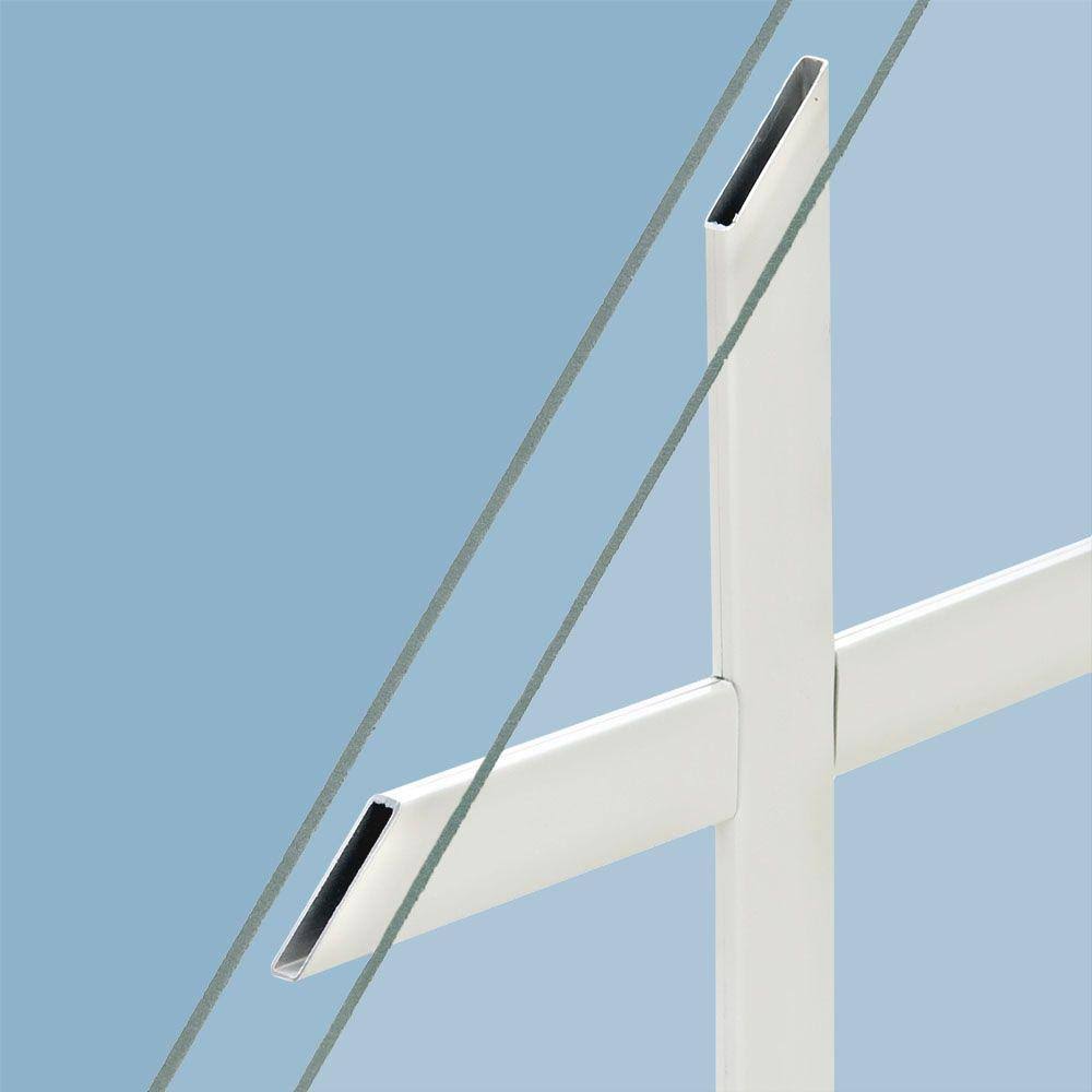 Desert Sand Vinyl Single Hung Window with Colonial Grids Z54578