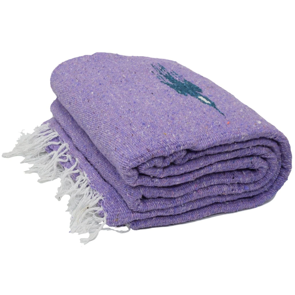 Purple Thunderbird Large Yoga Throw Blanket Serape A429