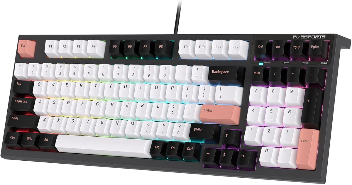 98 Keys Wired Mechanical Gaming Keyboard with RGB Q292