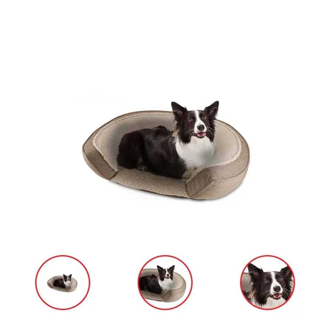 Step In Oval Round Cuddler Pet Dog Bed C8455