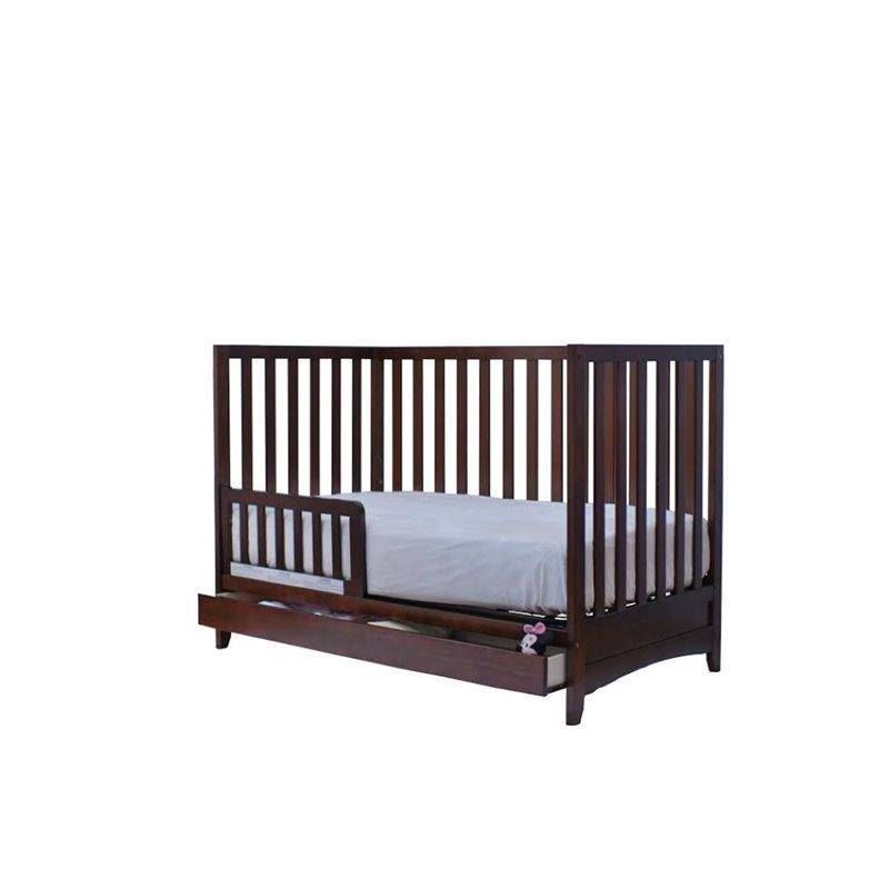 3-in-1 Convertible Crib, Gray W9707