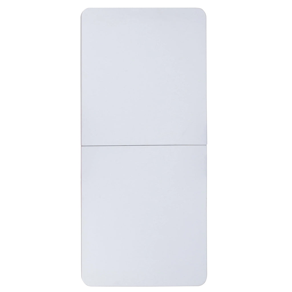 5-Foot Height Adjustable Bi-Fold Granite White Plastic Folding Table H667468