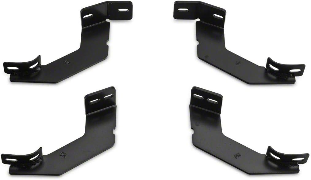 Black Oval Bent End Side Step Bars E346616