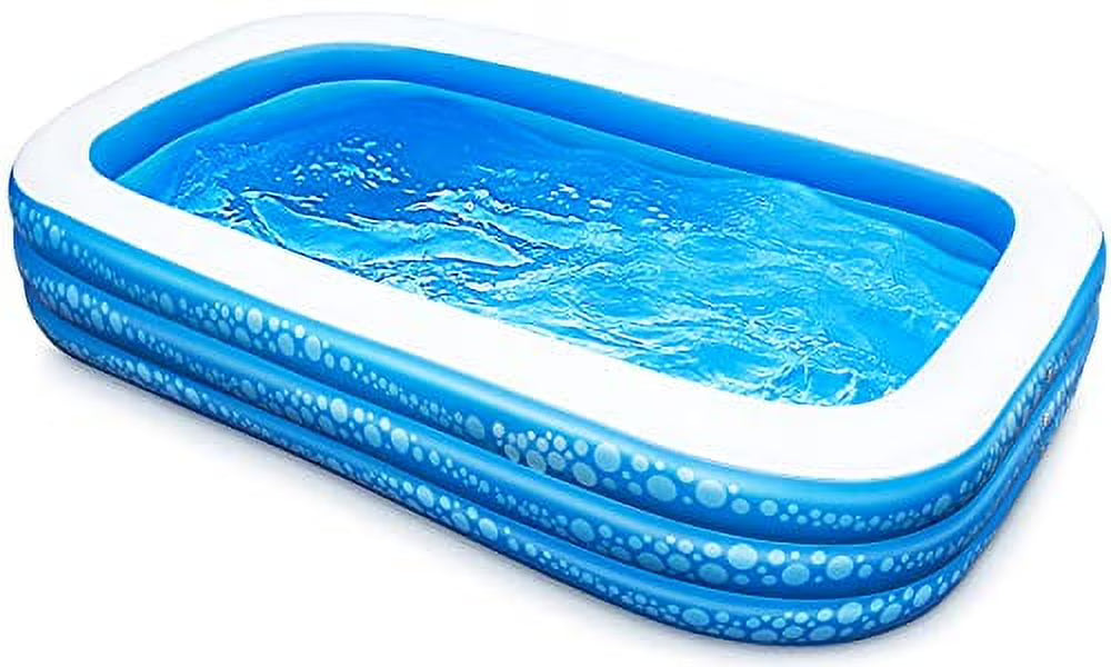 Inflatable Swimming Pool, 118" X 69" X 21" E4885