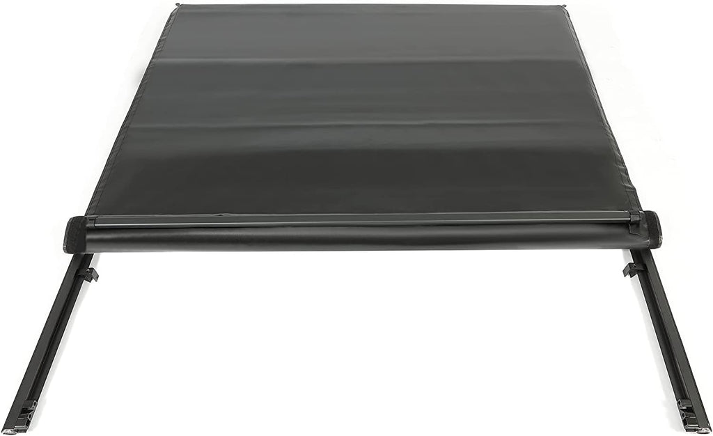Soft Roll-up Truck Tonneau Cover with 6.5' Bed Black Sailcloth B1324