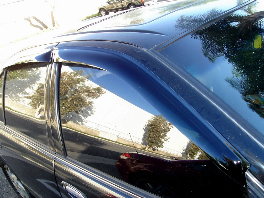 Smoke Tinted 4 Pcs Window Visor Deflector Set E244