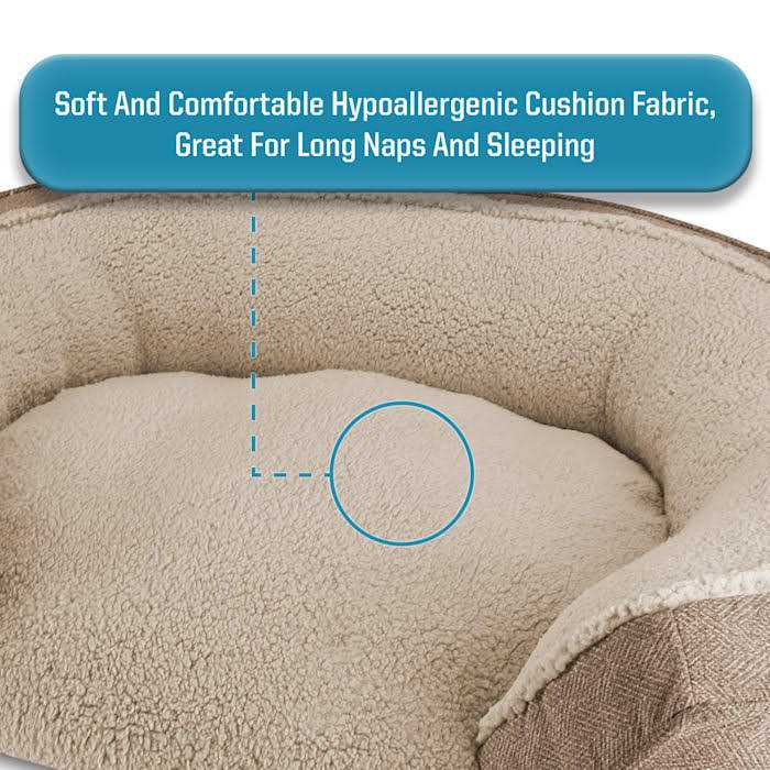 Step In Oval Round Cuddler Pet Dog Bed C8455