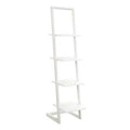 White 4 Tier Ladder Bookcase T938574