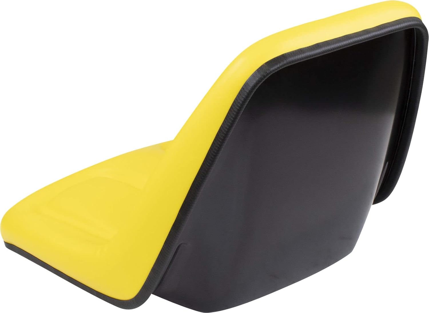 High Back Universal Lawn and Garden Mower Tractor Seat, Black & Yellow, Pack of 2 P54558