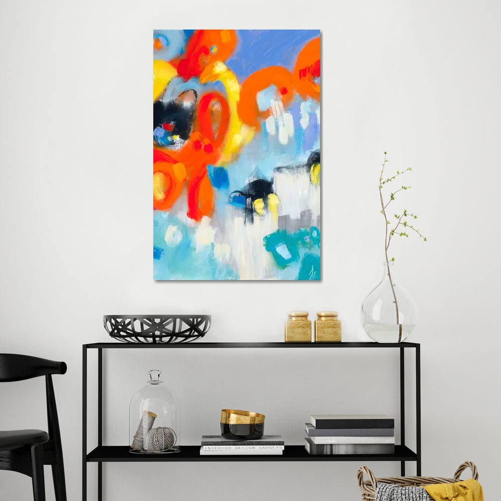 Abstract Expressionism Canvas Wall Decor Prints U8155