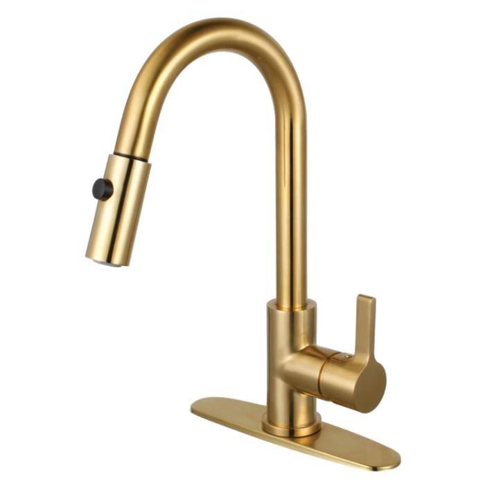 Oil Rubbed Bronze Pull-Down Kitchen Faucet H8429