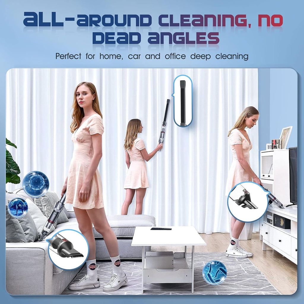 Handheld Vacuum Cleaner Cordless 13Kpa Lightweight Mini Portable Vacuum Cleaner Pack of 2 M529871
