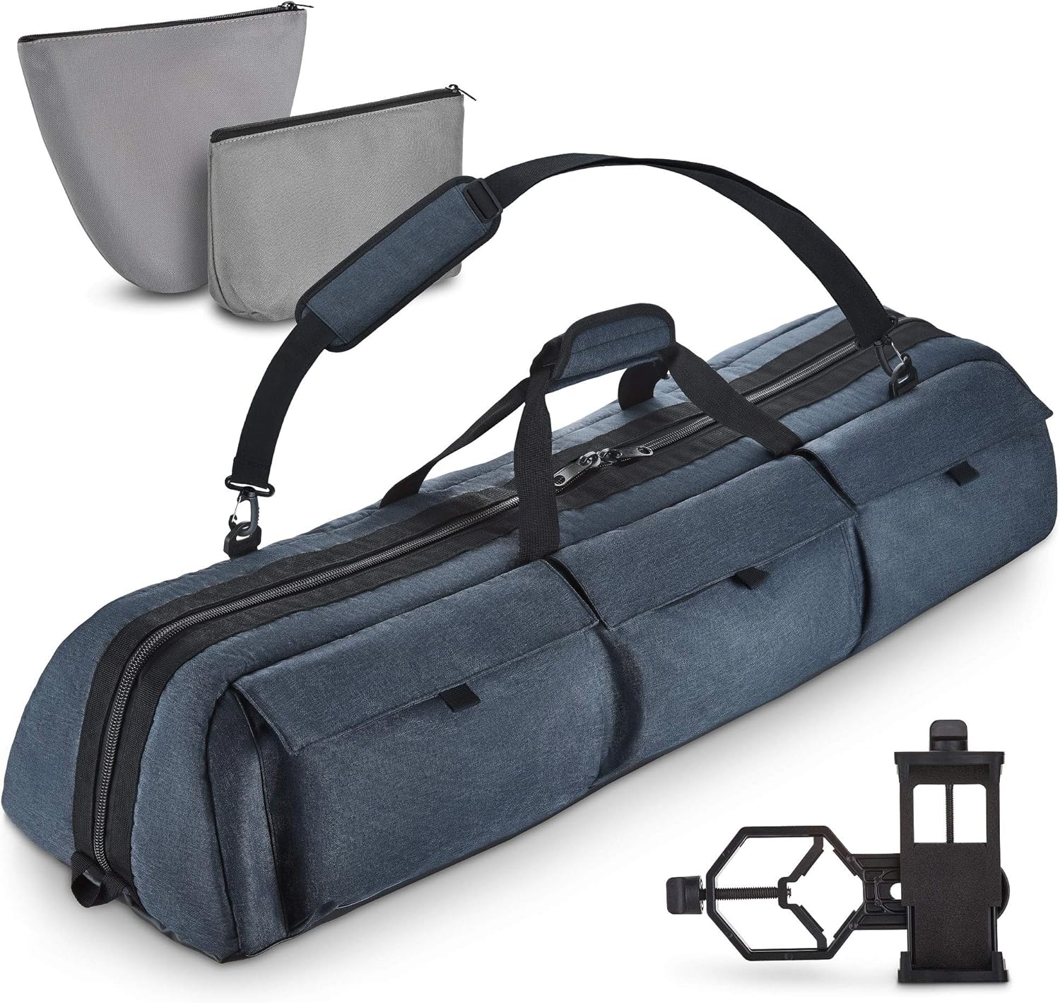 40 Inches Shock-Absorbent Telescope Carrying Case with Adjustable Shoulder Strap D7791