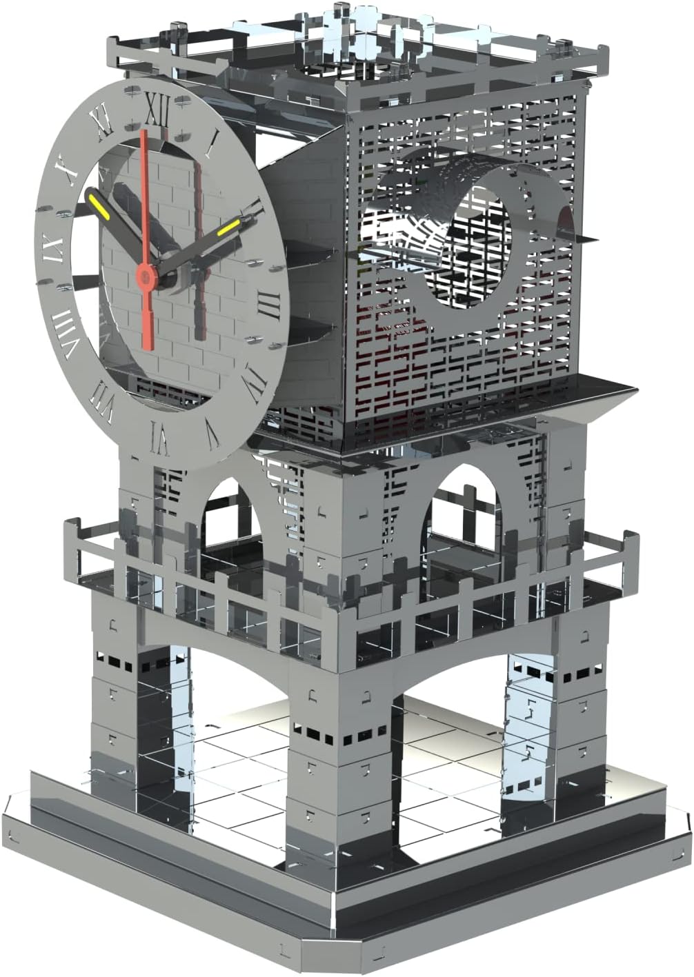 3D Metal Puzzle Clock Model Kits N9710