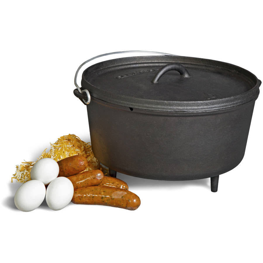 12 inch Cast Iron Deep Dutch Oven, 8 qt E63853