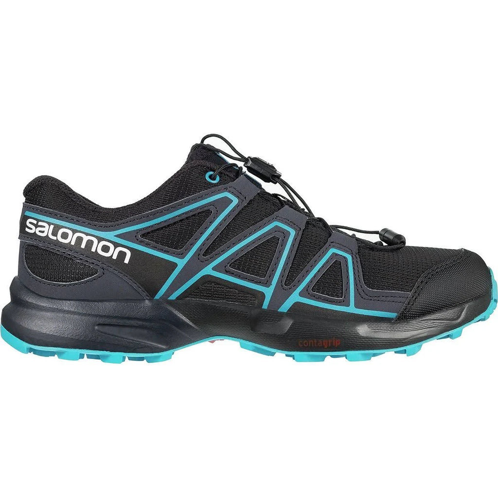 6 Black/Graphite/Hawaiian Surf Kids Speedcross N6845
