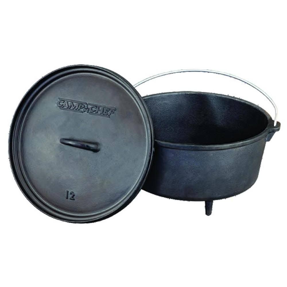 12 inch Cast Iron Deep Dutch Oven, 8 qt E63853