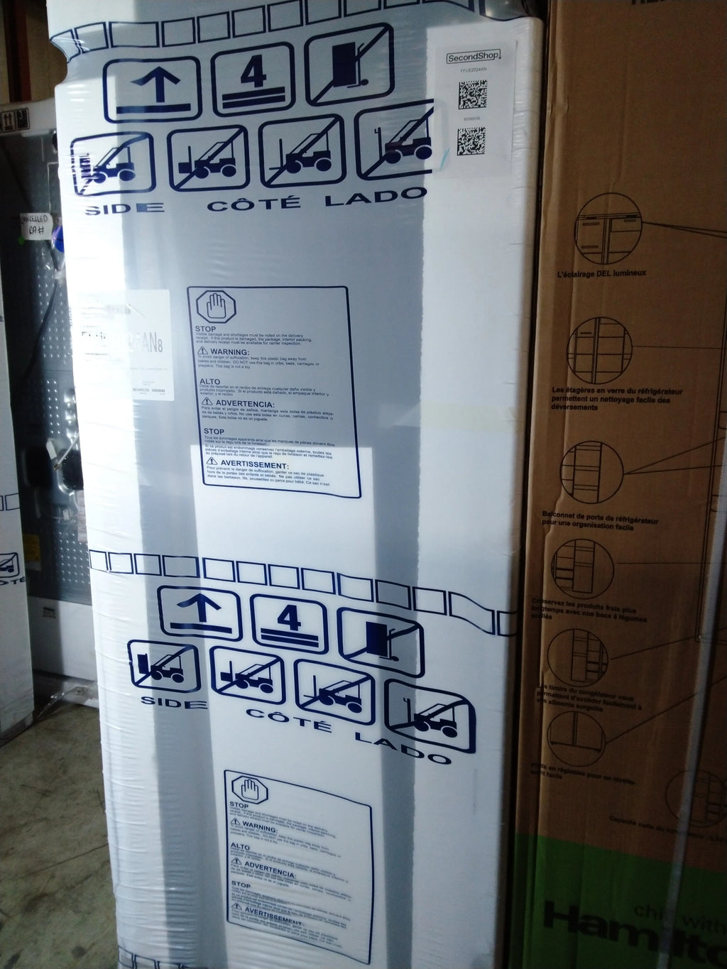 20 CU FT. Upright Freezer with Auto-Close Doors E359