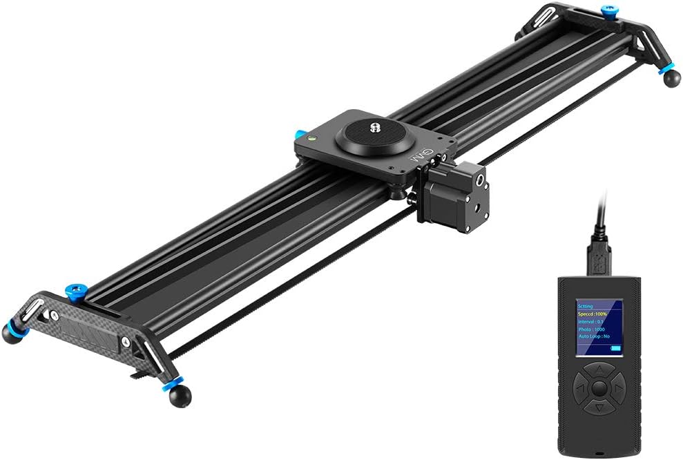 Motorized Camera Slider, 31 Aluminum Alloy Track Dolly Rail C77036